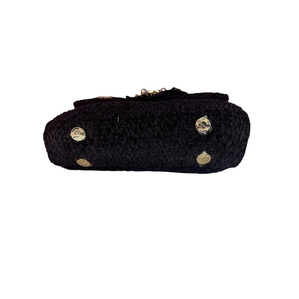 Minime Paris XS Soft Structured Bag, Black Tweed, NWT - Picture 9 of 13